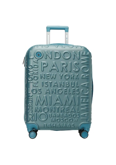 Lumberjack Lugano -o Abs 5fx Mavi Unisex Orta Boy Valiz 000000000101972759 Mavi