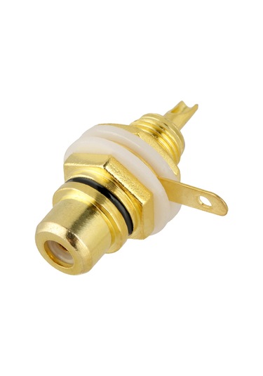 Konesam 10 Adet Siyah Gümüş Kaplama Bakır Rca莲花母座 - Hızlı Transmisyon, Ses Kalitesi Artırıcı Ses Cihazı Bağlantı Soketleri