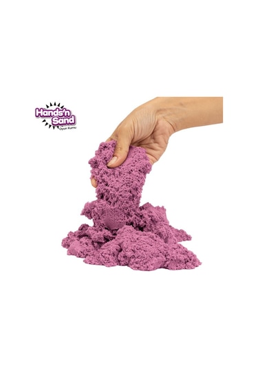 Playever Hands'n Sand Doğal Kinetik Kum 3kg - 6 Renk Çok  Renkli