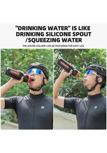 Rockbros Bisiklet Su Şişesi 600-750 Ml Mtb Yol Bisikleti Su Şişesi Tutucu Sıkma 001 Red 001 Red