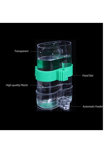 Shineyee Kafes İçin Otomatik Kuş Besleyici Kuru Gıda Dağıtıcısı Kuş Tohumu Gıda Su Besleme Besleyici Dağıtıcı Papağan Kuş Hamster Kirpi Sincap G-24