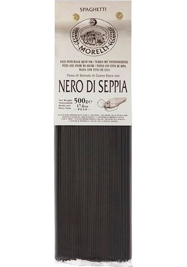 Morelli Siyah Mürekkepli Spagetti Makarna 500 G