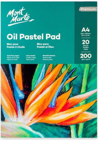 Mm Yağlı Pastel Ped Premium 200gr A4 20 Sayfa Çok Renkli