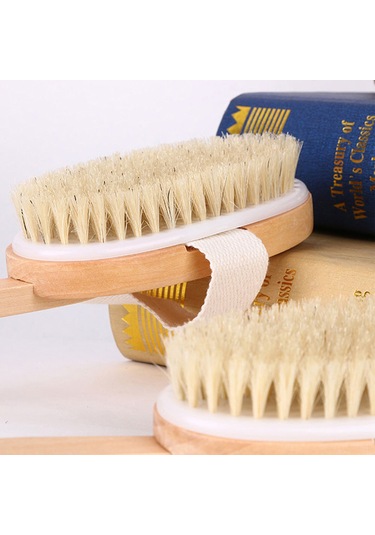 Mufunye Ahşap Renkli Pp Malzemeden Yapılmış Masaj Fırçası, 360x100x50mm, 125g