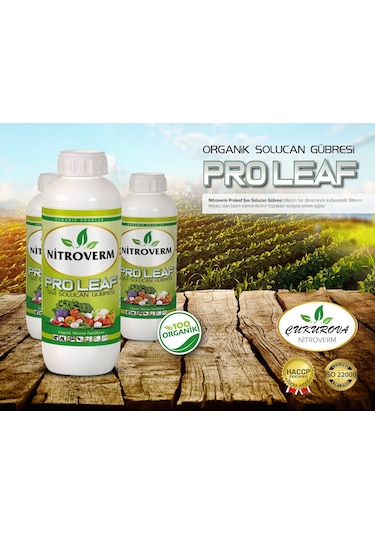 Nitroverm %100 Organik Konsantre Sıvı Solucan Gübresi