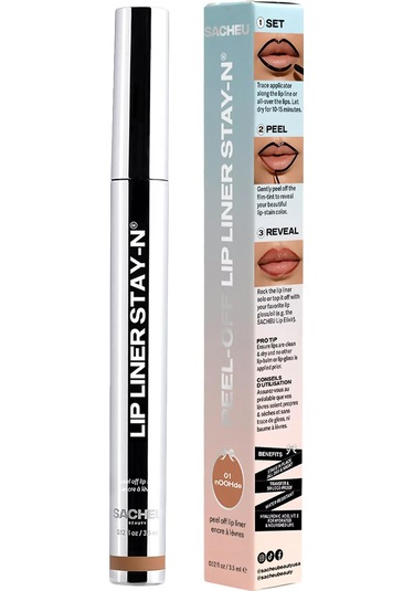 Sacheu Lip Liner Stay-n Soyulabilir Uzun Süre Kalıcı Dudak Çizgisi Belirginleştirici 01 Noohde 3.5ml 01 Noohde