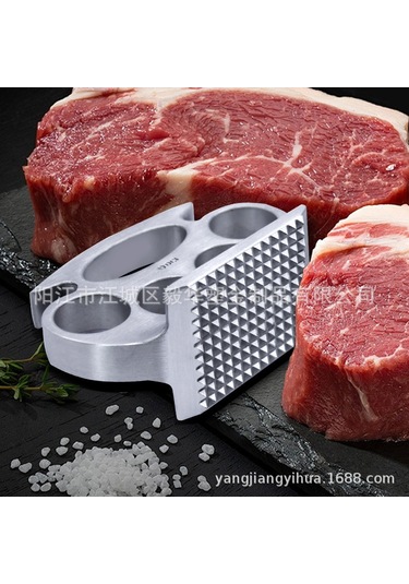 Geeroyoo Alüminyum Et Çekiç - Çift Uçlu, Pratik Ve Etleri Mükemmel Yumuşatır