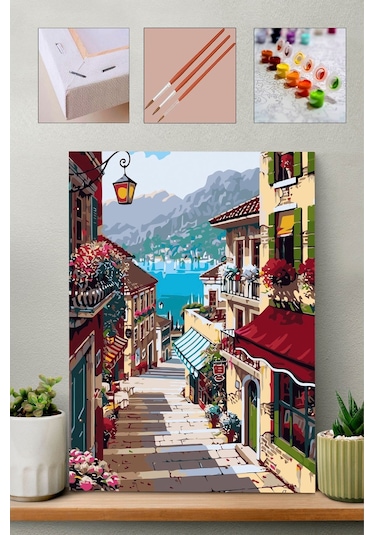 Sayılarla Boyama Seti - Liman Yolu