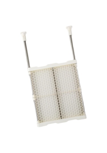 Homyl Dolap Gergi Rafı Katmanlı Organizatör 41cm-x-53-ila-80cm Beyaz Diğer