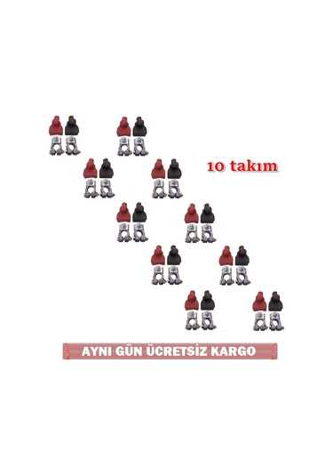 264 G 10 Takım Kurşun Akü Kutup Başı Oto-Marin Kapaklı