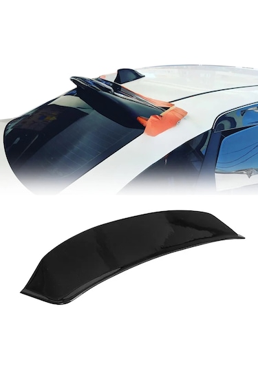 Fiat Linea Cam Üstü Spoyler Arka Cam Üstü Spoiler Parlak Siyah