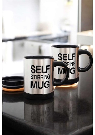 Hnrlıshp Yazılı Mug Kupa Karıştırıcı Özelliği Ve Paslanmaz Çelik