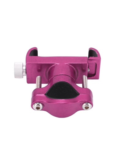 Ximistore9 Alüminyum Bisiklet Telefon Tutucu, 360 Derece Döner, 20-35mm Direk Uyumlu, 6-10cm Telefonlar İçin, Dayanıklı Ve Sağlam, Motosiklet Elektrikli Araçlar İçin Pembe Pembe