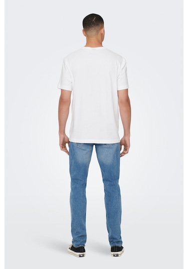 Onsmax Lıfe Ss Stıtch Tee Noos Erkek Beyaz T-shirt - 22025208 Beyaz Onsmax Lıfe Ss Stıtch Tee Noos Erkek Beyaz T-shirt - 22025208 Beyaz