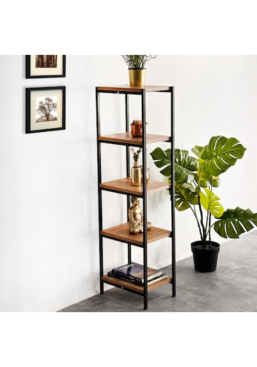 Kitaplık 5 Katlı Çok Amaçlı Dolap Raf 5248