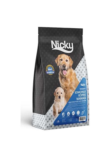 Nicky Somonlu Yetişkin Köpek Maması 15 KG