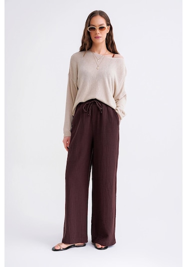 6933 Kadın Kayık Yaka İnce Mevsimlik Triko Kazak Taş Taş