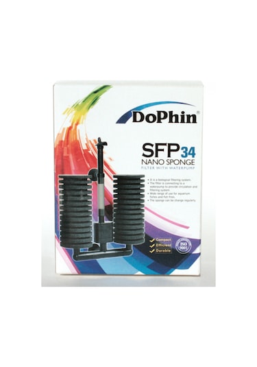Dophin Sfp34 Motorlu Çiftli Pipo Filtre