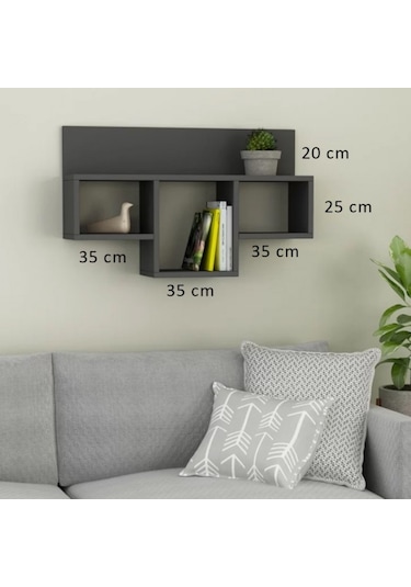 Rafkestir Massa Duvar Rafı Akçaağaç ( Mat )