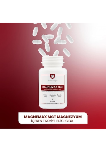 Smart Caps Magnemax Mgt Magnezyum Kompleks 60 Tablet