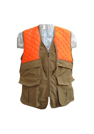 Horizon Av 03 Düz Renk+Turuncu Darbelik - Av Yeleği-0005 Camel - Turuncu