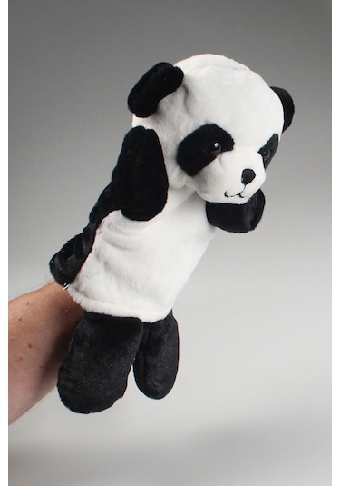 El Kuklası Panda Peluş Oyuncak