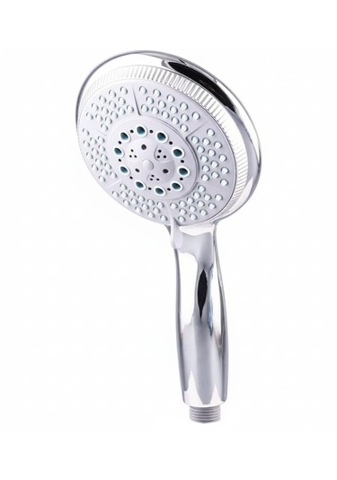 Grande 5 Fonksiyonlu Banyo El Duş Başlığı Su Tasarruflu Masaj Etkili El Duşu Banyo Duş Başlığı Krom Paslanmaz Tepe Duşu Krom