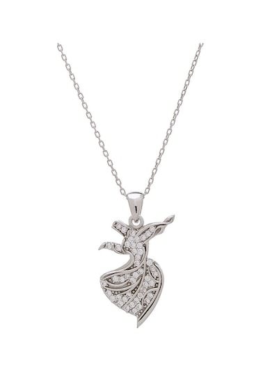 Semazen-mevlevi Model 925 Ayar Gümüş Kadın Kolye Gümüş