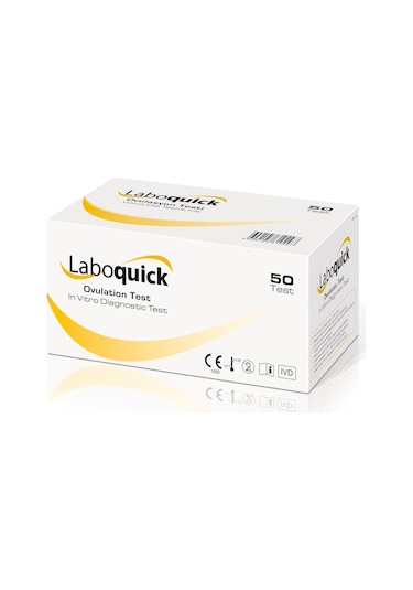 Laboquick Ovülasyon Testi 50 Test + Ultra Erken Gebelik Testi 1 Test x 5 Paket