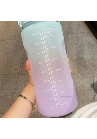 1000 Ml/2000 Ml Taşınabilir Seyahat Su Pipetli Şişe Motivasyon Spor Spor 900-1000ml Green-b 600ml To 1000ml 900-1000ml Green-b