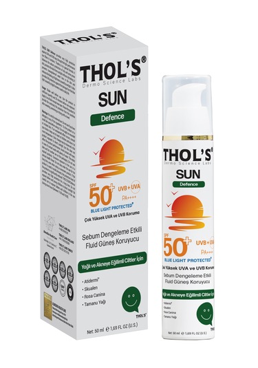 Thol's Sun Defence Fluid Sebum Dengeleyici Güneş Kremi SPF50+ 50 ML