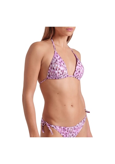 Arena Water Print Kadın Pembe Yüzücü Bikini 007085601 Pembe