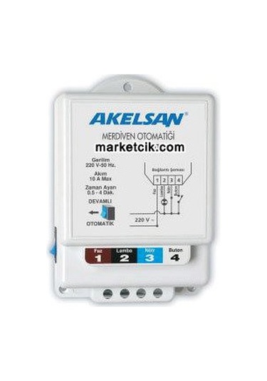 Akelsan Anahtarlı Merdiven Otomatiği 2000W-10A