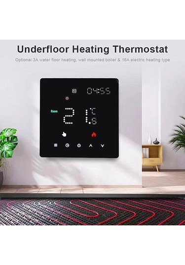 Novahub Haftalık Programlı Sıcaklık Termostat, Su Isıtma Sistemi İçin