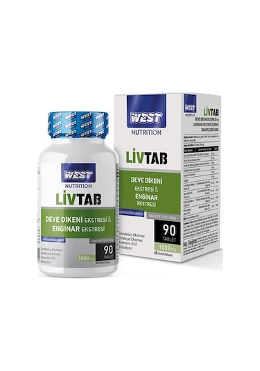 West Nutrition Livtab (Devedikeni) Ve Enginar Eki Karışımı + Hediy...