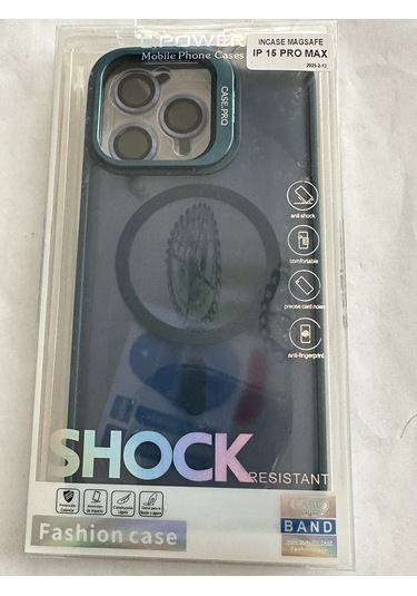 İphone 15 Pro Max Kılıfı, Kaliteli Kamera Lens Koruyucu Dahil, Magsafe Uyumlu Darbe Dayanaklı, 3 Renk Lacivert