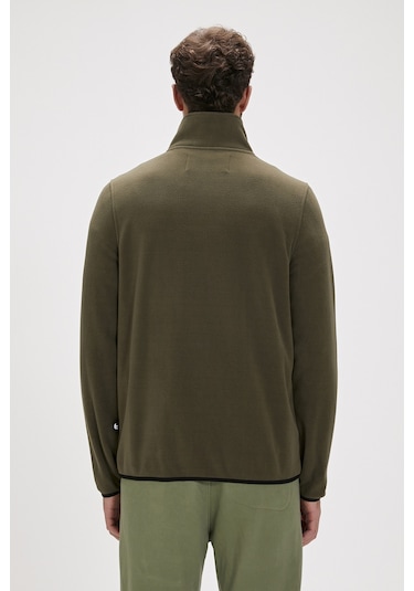 Bad Bear Bowie Full-zip Haki Fermuarlı Erkek Polar Sweatshirt-haki Haki