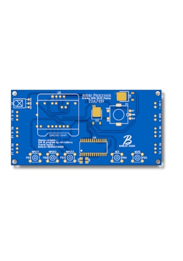 Arduino Tabanlı Tda7419 Ses İşlemcisi Oled Ekranlı Amfi Devresi