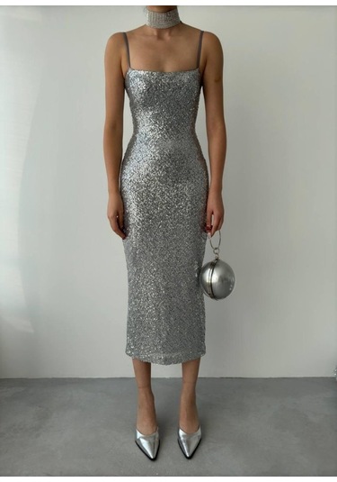 Woxo İp Askılı Elbise Çok Renkli