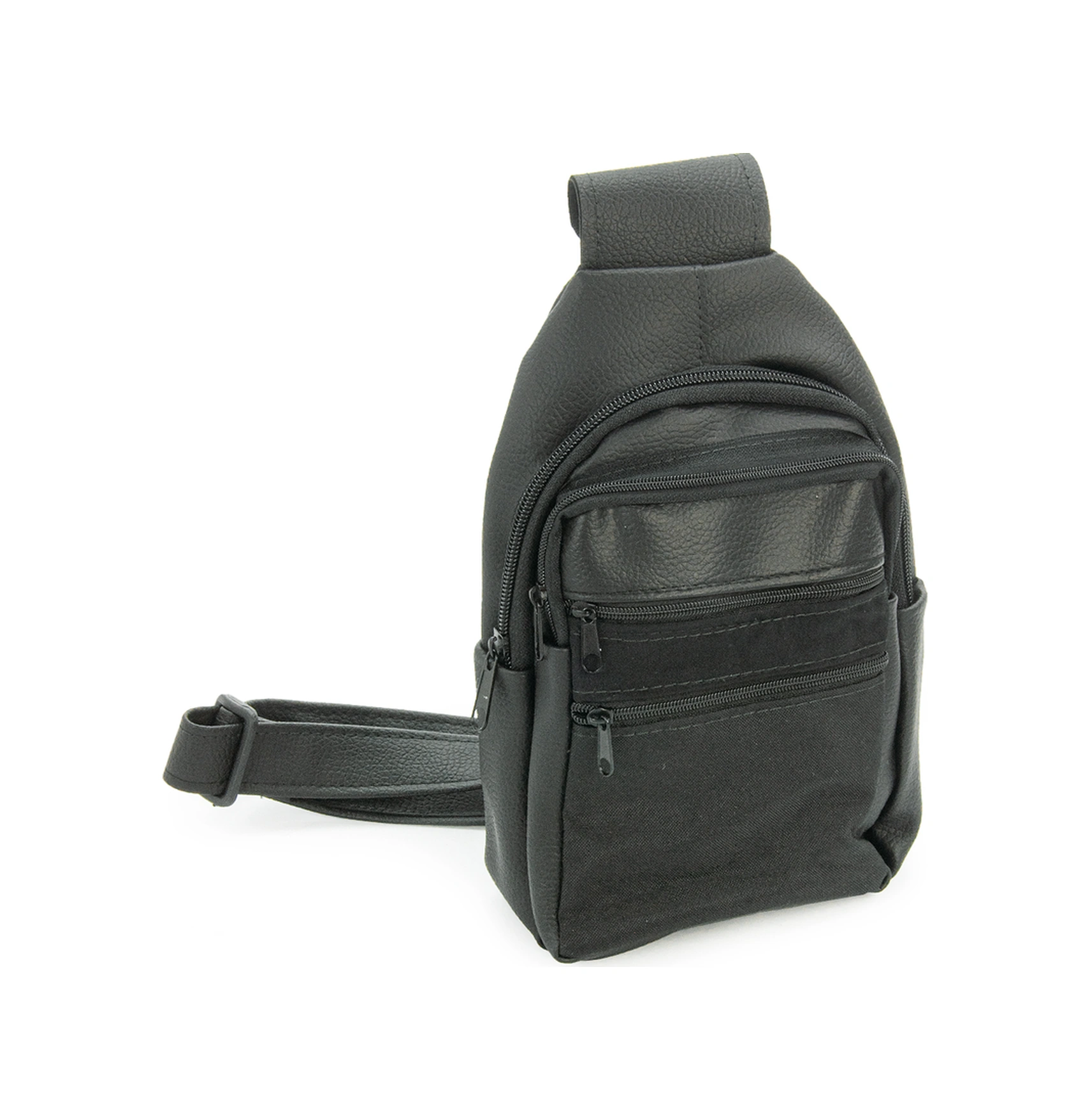 Hac Umre Siyah Bel Çantası - Çok Gözlü, Suya Dayanıklı Erkek Umre Çantası Siyah