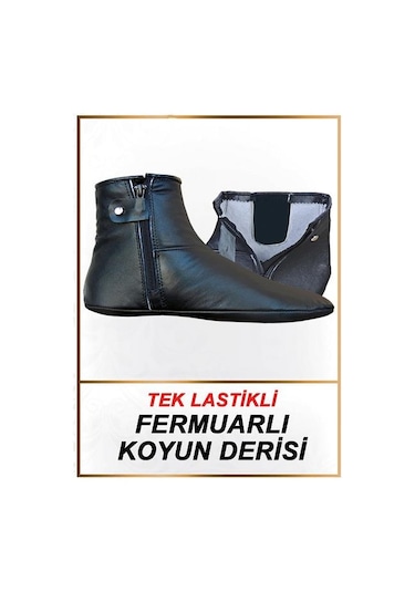 Mest Kışlık Mest Koyun Derisi Fermuarlı Miflonlu Mest 37 Numara