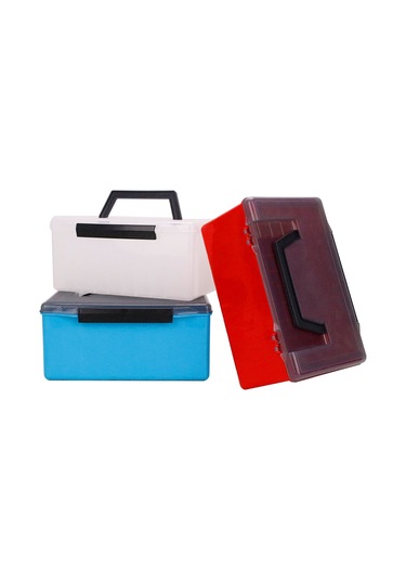 Jeehugo Pvc Malzeme Çok Bölmeli Balık Tutma Kutusu - Organize Olta Takımları İçin Beyaz