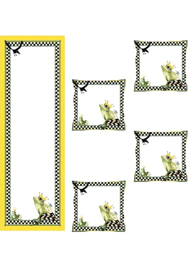 Mackenzie 4lü Kırlent Kılıfı Ve Runner Seti No:56 Diğer