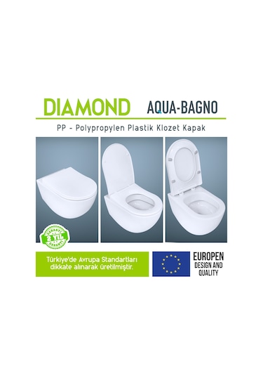 İdevit Alfa / Turkuaz Bella Pp Soft Yavaş Kapanır Klozet Kapak