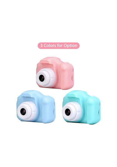 Skycity Çocuklar İçin Pembe Mini Kamera - 1080p Video, 13mp Çift Kamerayla 2 İnç Lcd Ekran, 32gb Destekli