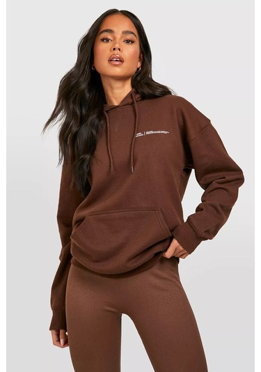 Unisex Kahverengi Dsgn Studio Oversize Sweatshirt Kahverengi