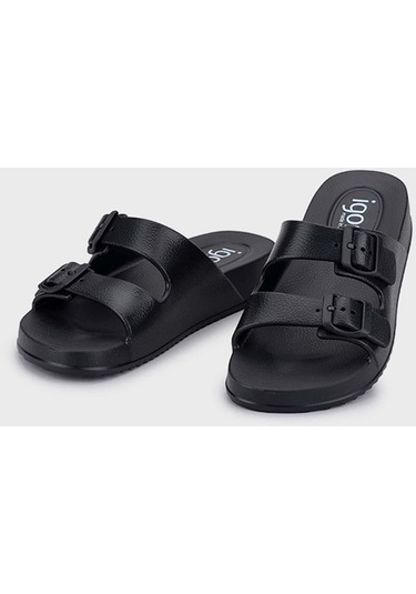 Igor S10318 Habana Terlik Siyah-siyah Siyah