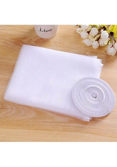 3 Adet Sineklik Yıkanabilir Pencere Sinekliği Cırt Bantlı Yapışka