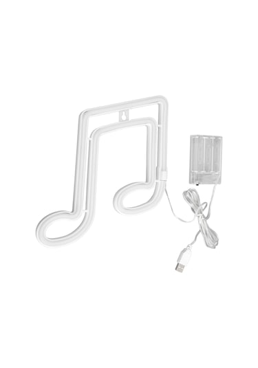 Müzik Notası Neon Işığı Kırmızı - Yongtao A