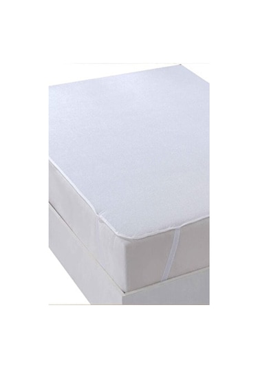 Divanev Pamuk Alez 90x190 Cm Tek Kişilik Yüzeyli Yatak Koruyucu Beyaz